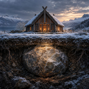 The First Stone Below Frost by Brynja Vinter