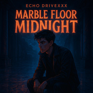 Marble Floor Midnight by Echo Drive3x