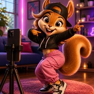 La Ardilla Tiktokera by Littleparty Star