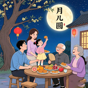 月儿圆 by 云朵