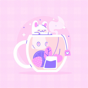 cat cafe by Lofi Kitty