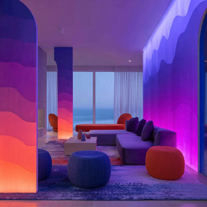 Evening Interior Ease by Blue Unit