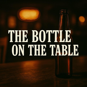 The bottle on the table