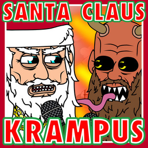 E.I.E ANIMATIONS - Santa Claus vs Krampus (Rap Battle)