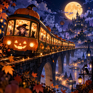 かぼちゃ電車は夜をゆく by 天音るの