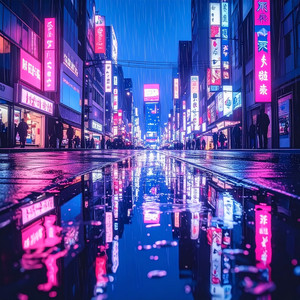 Shinjuku Rain by Sashimi Dreams