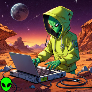 Alien Lean by Martian Sparkin