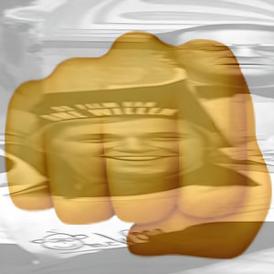 deze vuist op deze vuist