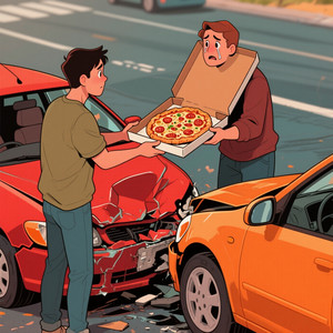 El Que Choca Paga la Pizza by Mc Queensly