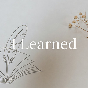 I Learned by Mortimer Locke