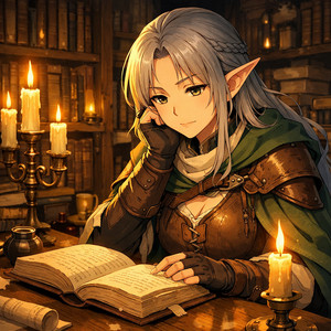 Ancient Ink & Candlelight by Ryn the Bard