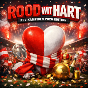 rood wit hart (psv kampioen 2026 edition) by Eindhoven Style