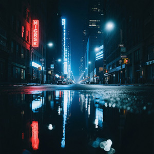 Streets of Purworejo Nights by ENI RISKANAH