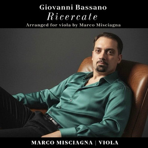 album cover: Giovanni Bassano: Ricercate (Arranged for Viola)