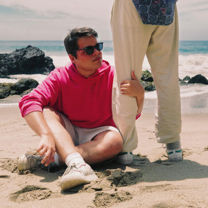 man on the malibu sand