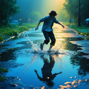 I play in rain water by Tomás Souza Ribeiro