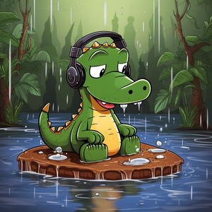 Alligator In Amazon by Lonely Croc