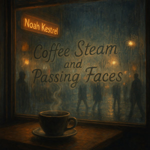Coffe Steam and Passing Faces by Noah Kestrel