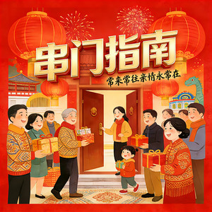 串门指南 - 男女对唱版 by 来自月球的歌手, 江悄, 萱玥, 典典, 希央香