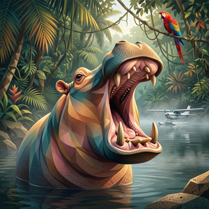 Cocaine Hippos on the Amazon by Lynn Lister