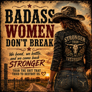 Badass Women Don't Break by Leslie Johnson