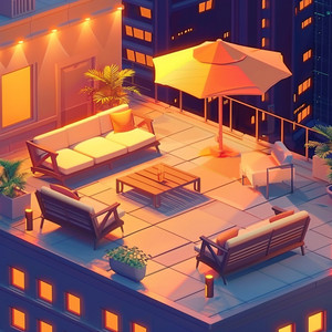 Isometric Sunset by Kairo Sun