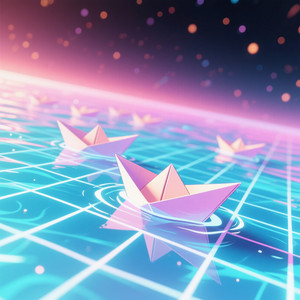 Paper Boats on a Digital Sea by FIRMAN FIRDAUS