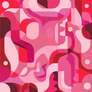 Calm Blush Rhythm by Soft Static