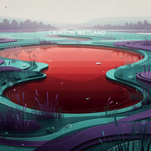 Crimson Wetland by Neurofluxa
