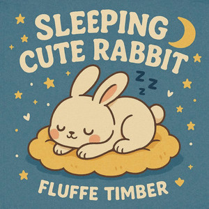 Sleeping Cute Rabbit by Fluffe Timber