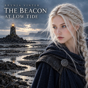 The Beacon at Low Tide by Brynja Vinter