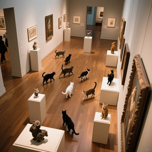 Brittany Nicole Johnson - 猫と博物館