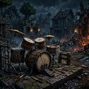 Minecraft Drums by Sad Face Prince