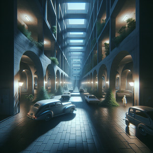 Quiet Parking Lot by Amely Kio