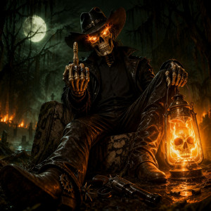 Smile While I Burn (Middlefingers Up) by Blackbone Lantern