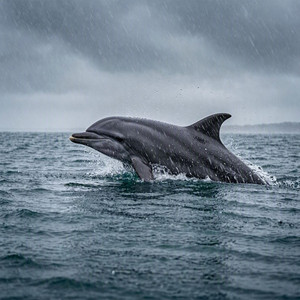 Raindrops & Dolphins by Rainy Animals
