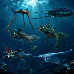All Leviathans (From Subnautica) by Klansak