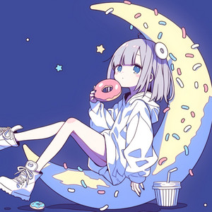 月とドーナツ by アネモネの音楽工房