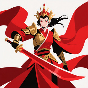 Empress of the Crimson Blade by Febrizal Xephoria Yogi