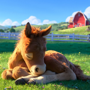 Sleeping Horses by Snuggle Hooves Family Album Cover