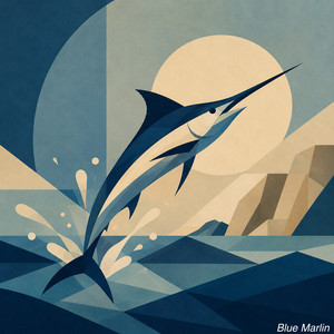 Blue Marlin by Nuru MacNamara