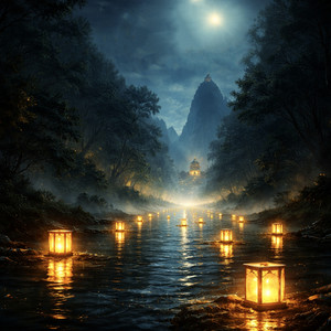 Sacred River Lanterns by E M I M O