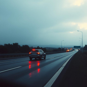 Rain On The Highway by AVOKADO
