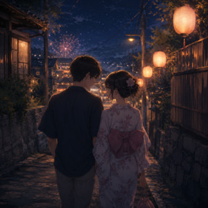 祭りの帰り道 by yolu(夜)