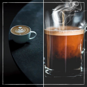Backdrop for Coffee in the Cold - Trumpet and Alto Sax album
