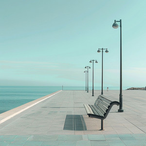 Idle Seafront by Static Postcard