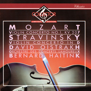 Mozart, Stravinsky: Violin Concertos album
