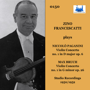 Paganini: Violin Concerto No. 1 in D Major, Op. 6, MS. 21 - Bruch