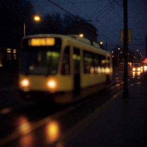 Last tram home by Ville Tomminen