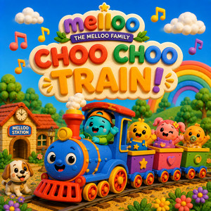 Choo Choo Train! | Train Song for Kids | Vehicle Songs & Nursery Rhymes by The Melloo Family